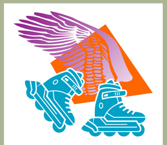 Rollerblade logo design